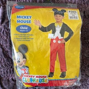 Disney Mickey Mouse Child Halloween Costume Size Small 4-6